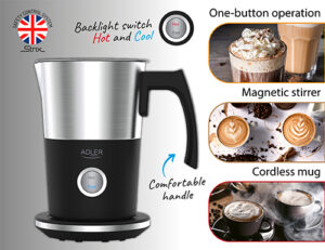 Вспінювач молока - вспінювання та підігрів Adler AD 4497 ​​Магазин мобіч