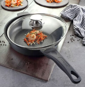 Сковорідка з кришкою 26 см Tiross TS 1239 Магазин Мобіч