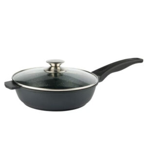 Сковорідка з мраморним покриттям і кришкою Tiross TS 1238 28см Магазин мобіч