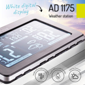 Портативна метеостанція Adler AD 1175 - Надійний контроль погоди