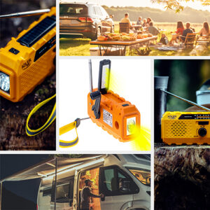 Радіо Портативне Adler AD 1197 1200 мАг USB Ліхтар - Музика та світло завжди з вами