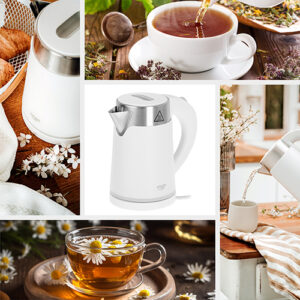 Електрочайник Adler AD 1372 white 0.6л: Швидкість та стиль у кожному глечику