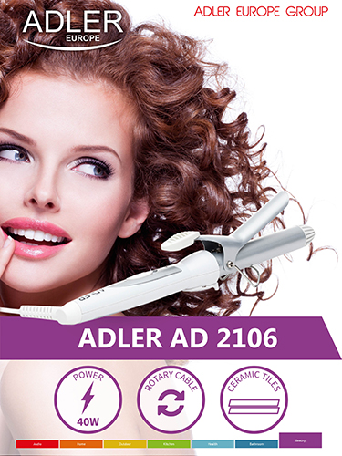 Локон Adler AD 2106 - 25mm: Великі локони для сучасного стилю