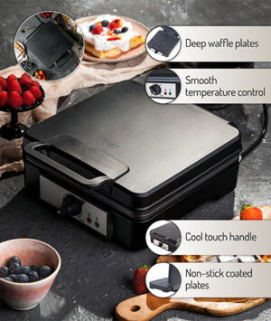 Вафельниця Adler AD 3049 1800W - Потужна вафельниця від Adler
