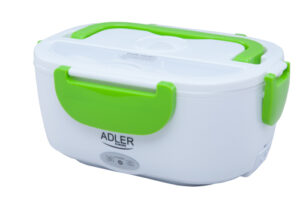Ланч-бокс з підігрівом Adler AD 4474 green: Зелений ланч-бокс для збереження тепла обіду