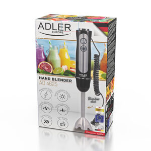 Блендер Adler AD 4625b - Чорний блендер від Adler