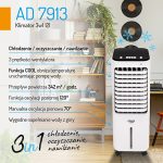 Кліматизатор 3в1 12л Adler AD 7913: Насолоджуйтеся прохолодою влітку та теплом взимку