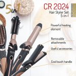 Набор для укладки волос Camry CR 2024 5 в 1: Ваш набір для різноманітних укладок та зачісок