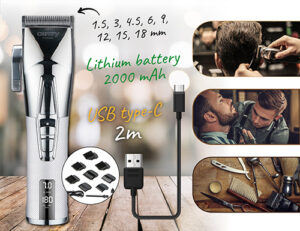 Професійна машинка для стрижки волосся з РК-дисплеєм Camry CR 2835s: Ваш стиль з найкращою машинкою