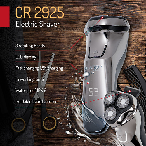 Бритва Camry CR 2925: Відмінна якість гоління від Camry.