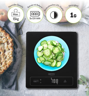 Ваги кухонні Camry CR 3175 - 15 кг - Для точного виміру на кухні