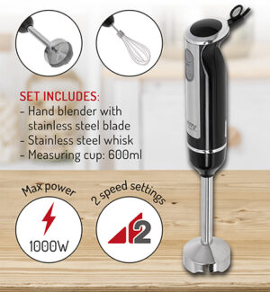 Блендер 2 в 1 Camry CR 4621 - Подвійний контроль блендера від Camry