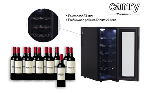 Холодильник для вина Camry CR 8068: Зберігайте вино у відмінному стані для своєї колекції