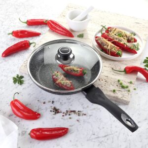 Сковорідка з кришкою 24 см Tiross TS1254P