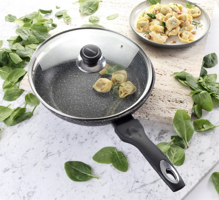 Сковорідка з кришкою 26 см Tiross TS1255P Підходить для індукційних газових керамічних та галогенних плит