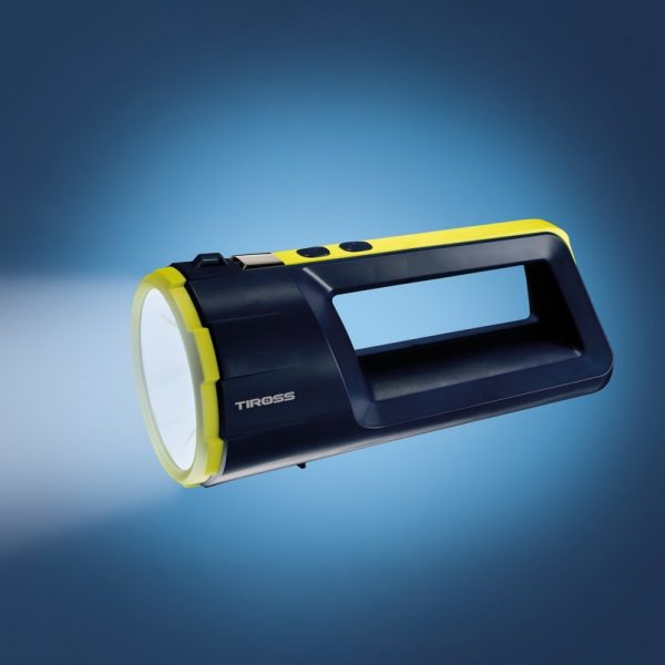 Ліхтарик LED акумуляторний Tiross TS-1858 6W 520 lm з додатковою лампочкою