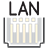 LAN іконка інтерфейсу магазину Мобіч