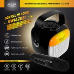 Набір для караоке Adler AD 1199 black - SD/USB/AUX/Bluetooth магазин Мобіч