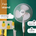 Вентилятор на підставці настільний Adler AD 7305 40 см