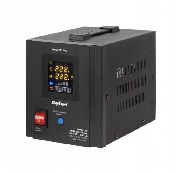 Джерело Аварійного Живлення UPS Rebel Power 500 12V/230V - Простий і Ефективний Захист для Вашої Техніки
