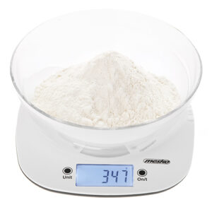 Кухонні ваги Mesko MS 3179 10кг 2×1.5V AAA White