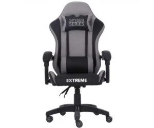 Геймерське крісло Extreme SPYDER сіре — Регульована Спинка і дві Регульовані Подушки