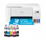 Багатофункціональний Пристрій Epson EcoTank L3276 WiFi (C11CJ67436) білий - Зображення 2