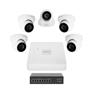 Комплект відеоспостереження на 5 камер GV-IP-K-W82/05 5MP
