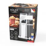 Машина для приготування попкорну БЕЗ ЖИРУ Попкорн апарат Adler AD 4511 1200Вт Магазин Мобіч