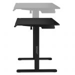 Ігровий електричний комп'ютерний стіл SENSE7 Nojo для геймерів стільниця 120х60 см висота 72-118 см навантаження до 70 кг чорний - Зображення 4