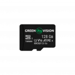 Карта пам'яті GreenVision microSDXC 128GB Class10 U3 60-80MB/s (без адаптера) - Зображення 2
