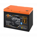 Акумулятор LogicPower LP LiFePO4 25.6V 50 Ah 1280Wh BMS 80A/50А пластик Smart BT