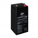Акумулятор свинцево-кислотний AGM LogicPower LPM АКБ 4V 4 Ah - Зображення 2