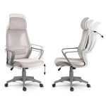 Офісне крісло Sofotel Praga Grey Поєднання ергономіки та сучасного дизайну - Зображення 4