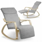 Крісло-качалка Sofotel Suzi світло-сіре Елегантний комфорт для вашого дому - Зображення 3