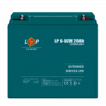 Тяговий свинцево-кислотний AGM акумулятор LP 6-DZM-20 Ah - Зображення 2