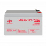 Акумулятор гелевий LogicPower LPM-GL 12V 7.2 Ah - Зображення 3