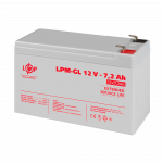 Акумулятор гелевий LogicPower LPM-GL 12V 7.2 Ah