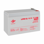 Акумулятор гелевий LogicPower LPM-GL 12V 7.2 Ah - Зображення 2