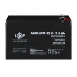 Акумулятор свинцево-кислотний AGM LogicPower LPM 12V 7.5 Ah - Зображення 2