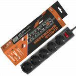 Мережевий фільтр PREMIUM LogicPower LP-X5 3м Black 3520Вт