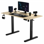 Комп'ютерний електричний стіл SENSE7 Nojo стільниця 120х60 см висота 72-118 см навантаження до 80 кг чорна сосна - Зображення 2