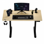 Комп'ютерний електричний стіл SENSE7 Nojo стільниця 120х60 см висота 72-118 см навантаження до 80 кг чорна сосна - Зображення 5