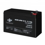 Акумулятор свинцево-кислотний AGM LogicPower LPM 12V 7.5 Ah