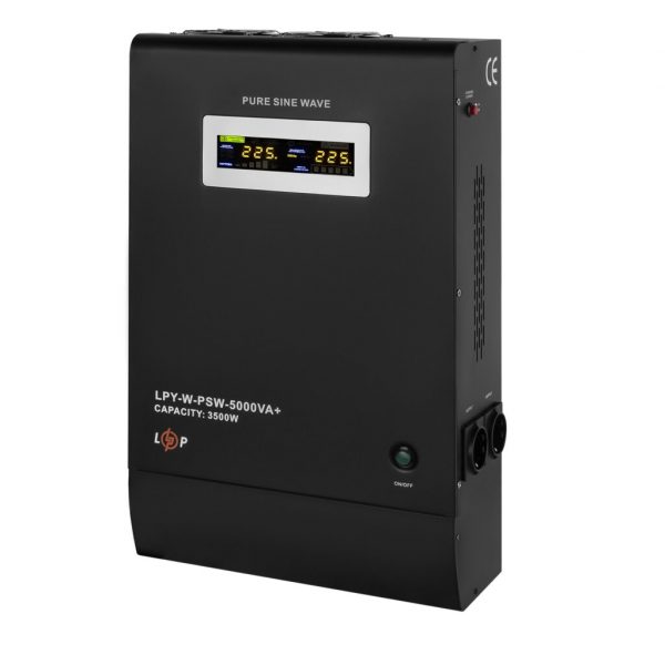 Джерело безперебійного живлення ДБЖ з правильною синусоїдою LogicPower 48V LPY-W-PSW-5000VA+ 3500Вт 10A/20A