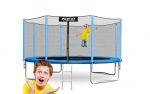 Батут Neo-Sport 312 см з Драбиною та Зовнішньою Сіткою - Безпечні Сімейні Розваги