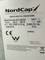 Льодогенератор Nordcap SDN 45 220В 45кг/доба