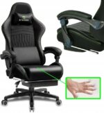 Геймерське крісло STAZER EAGLE Чорно-зелений- елегантний дизайн і комфорт - Зображення 5