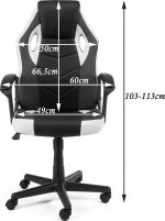 Геймерське крісло 4 Gamers Black-Red Cтильний дизайн - Зображення 6