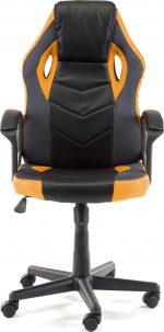 Геймерське крісло 4 Gamers Black-Orange Ідеальний баланс комфорту - Зображення 3